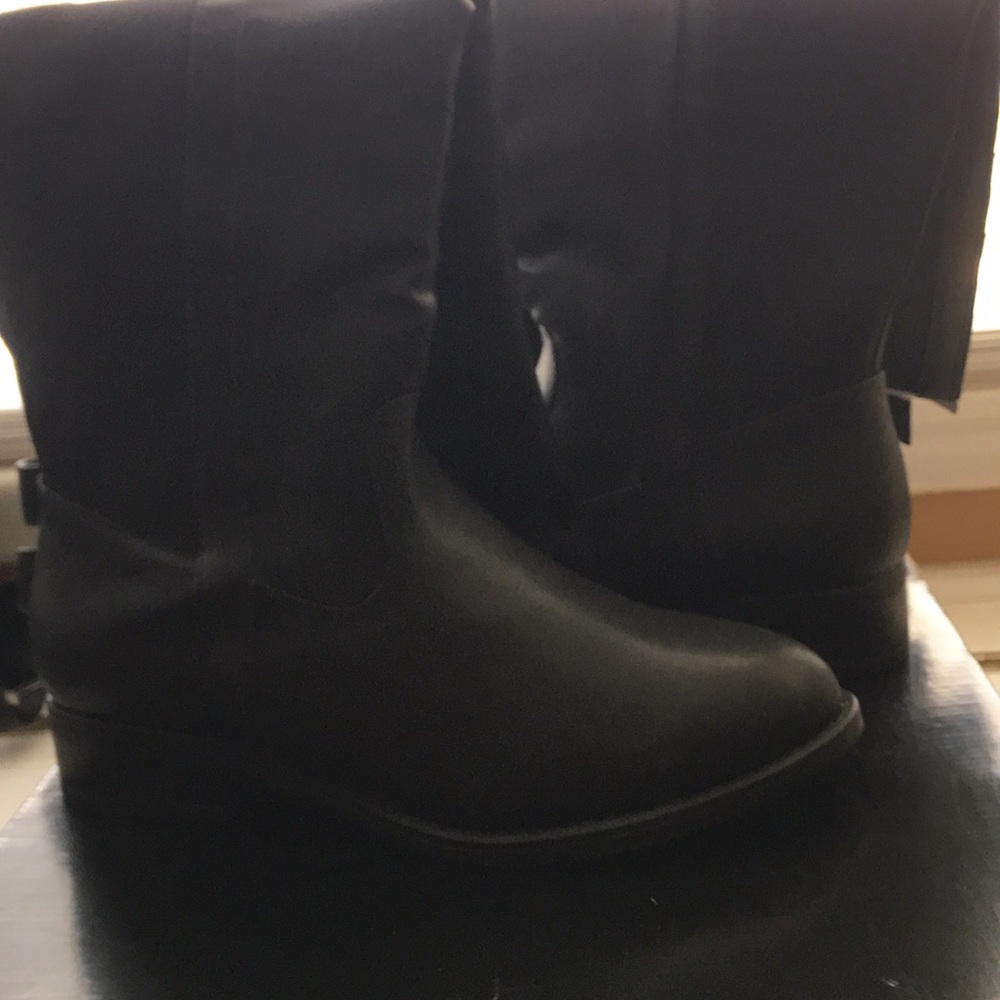 Torrid Over the Knee Double Buckle Strap Boots